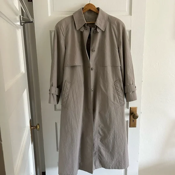 London fog lined raincoat cheap